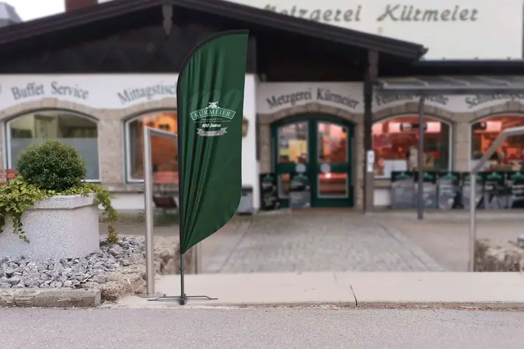 Metzgerei Kürmeier Beachflag